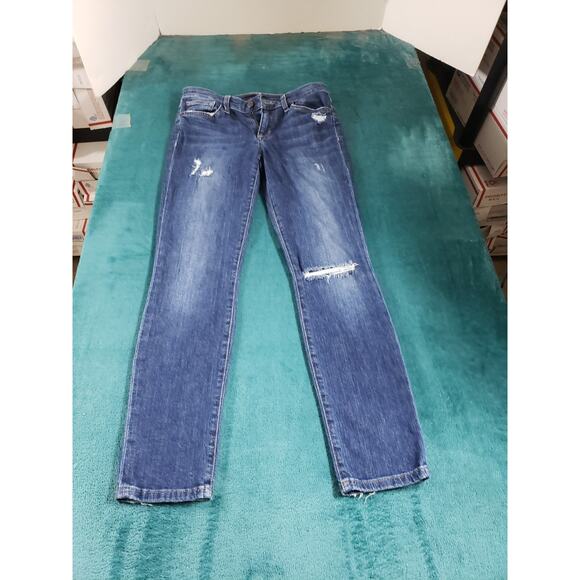 Joes Jeans Size 26 Womens Blue Stretch Denim Pants Ladies Mid Rise Skinny Ankle - Picture 1 of 13
